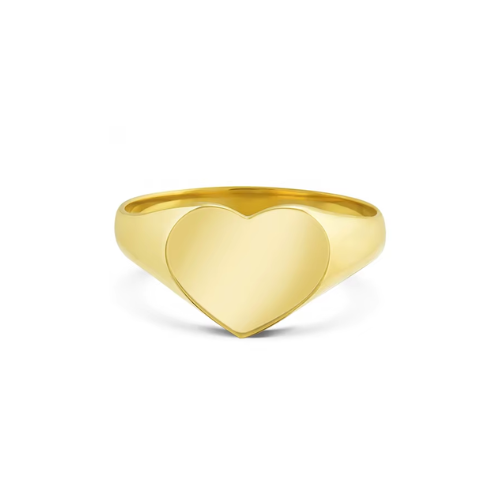 HEART SIGNET RING