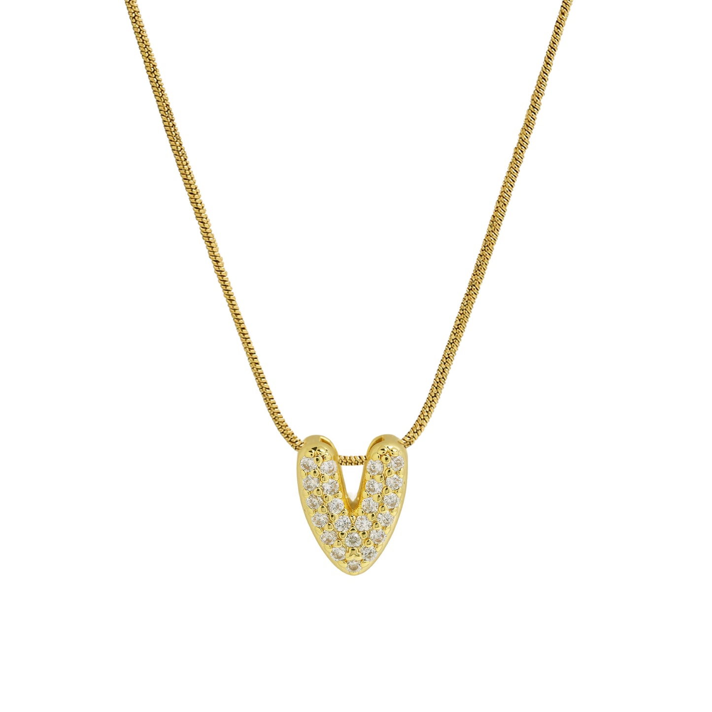 Personalised Bubble Necklace Gold