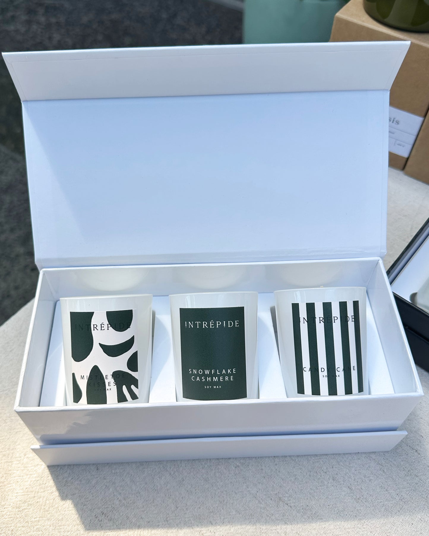 MISTLETOE - Trio Candle Set