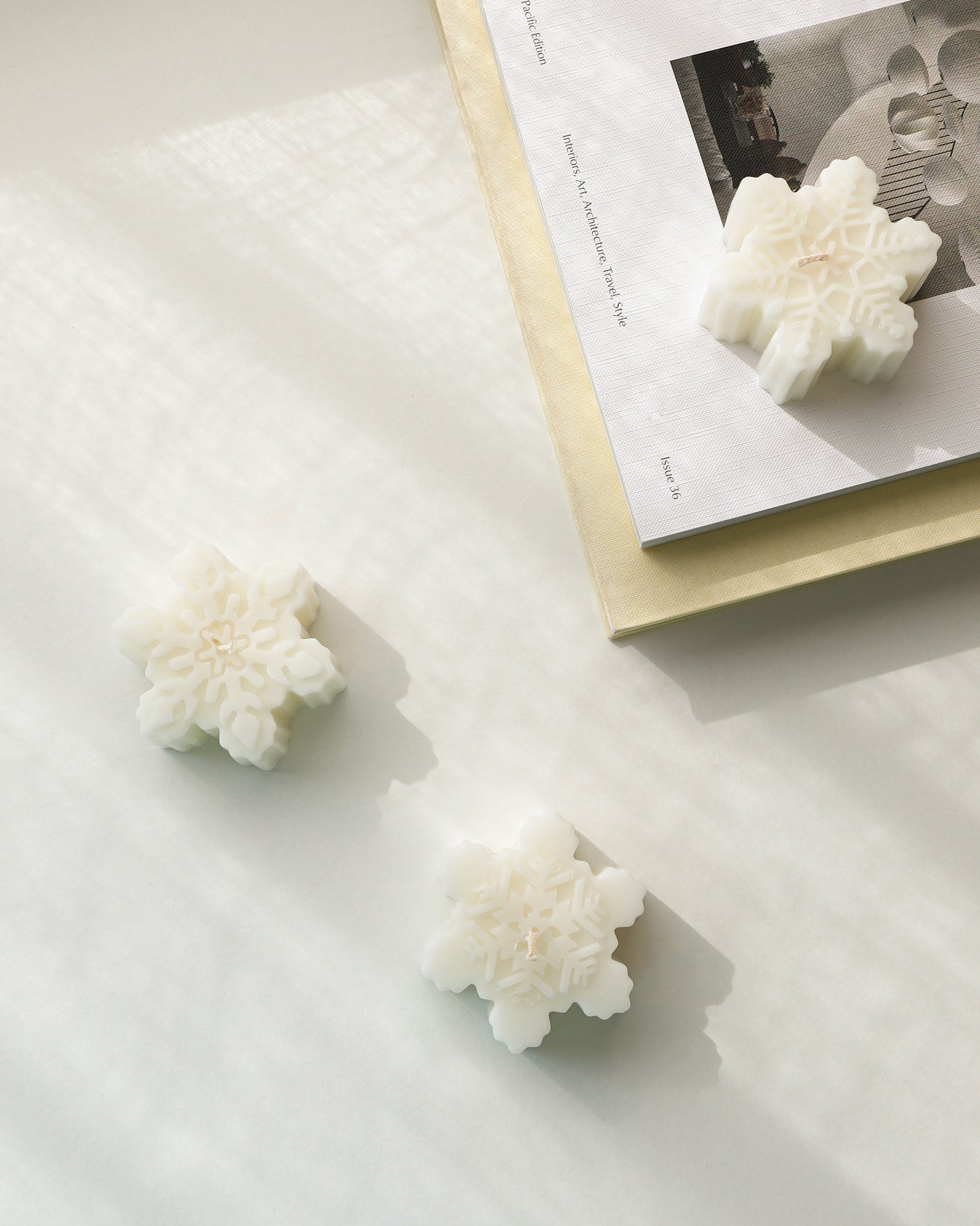 Snowflake Candle