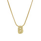 Personalised Bubble Necklace Gold