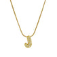 Personalised Bubble Necklace Gold
