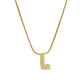 Personalised Bubble Necklace Gold