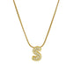 Personalised Bubble Necklace Gold