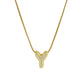 Personalised Bubble Necklace Gold