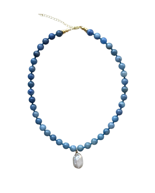 Navy Aventurine Necklace