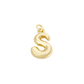Bubble Initial Charms