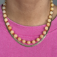 Sol Yellow Jade Necklace