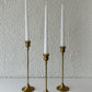 3pc Candlestick Set - Brass Gold