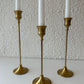 3pc Candlestick Set - Brass Gold